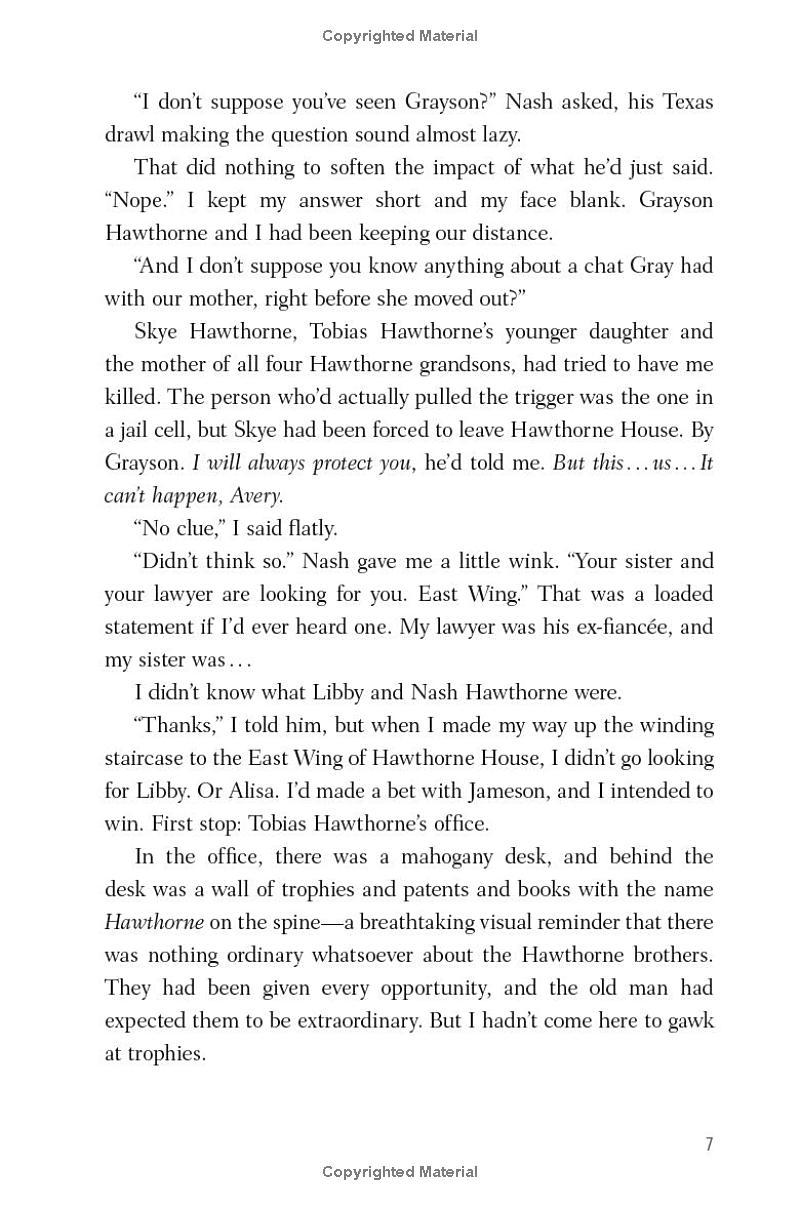 The Hawthorne Legacy (The Inheritance Games, Book 2)