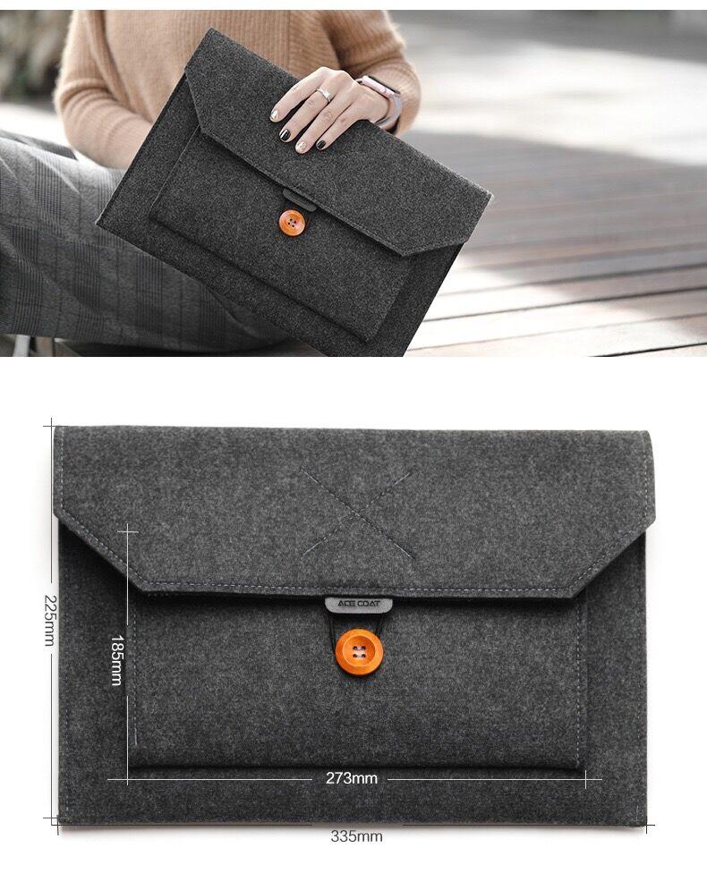Dành Cho Xiaomi Redmibook 13 14 Inch Túi Laptop Cho Lenovo Yoga C740 Túi Máy Tính 15.6 Máy Tính Xách Tay Ốp Lưng Siêu Sáng Chạm Khắc vải Len
