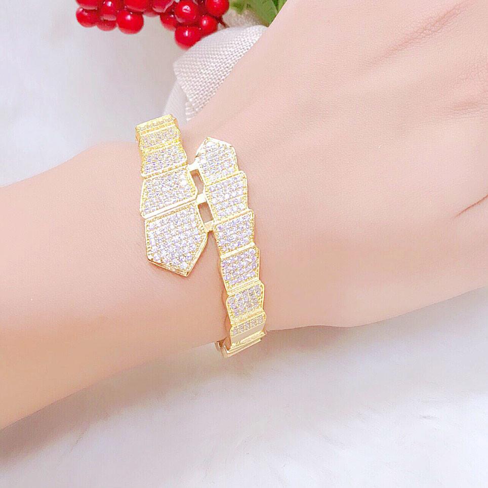 Lắc Tay Nữ Mạ Vàng 120.20.11 - Mang Đi Chơi Đi Tiệc Rất Sang