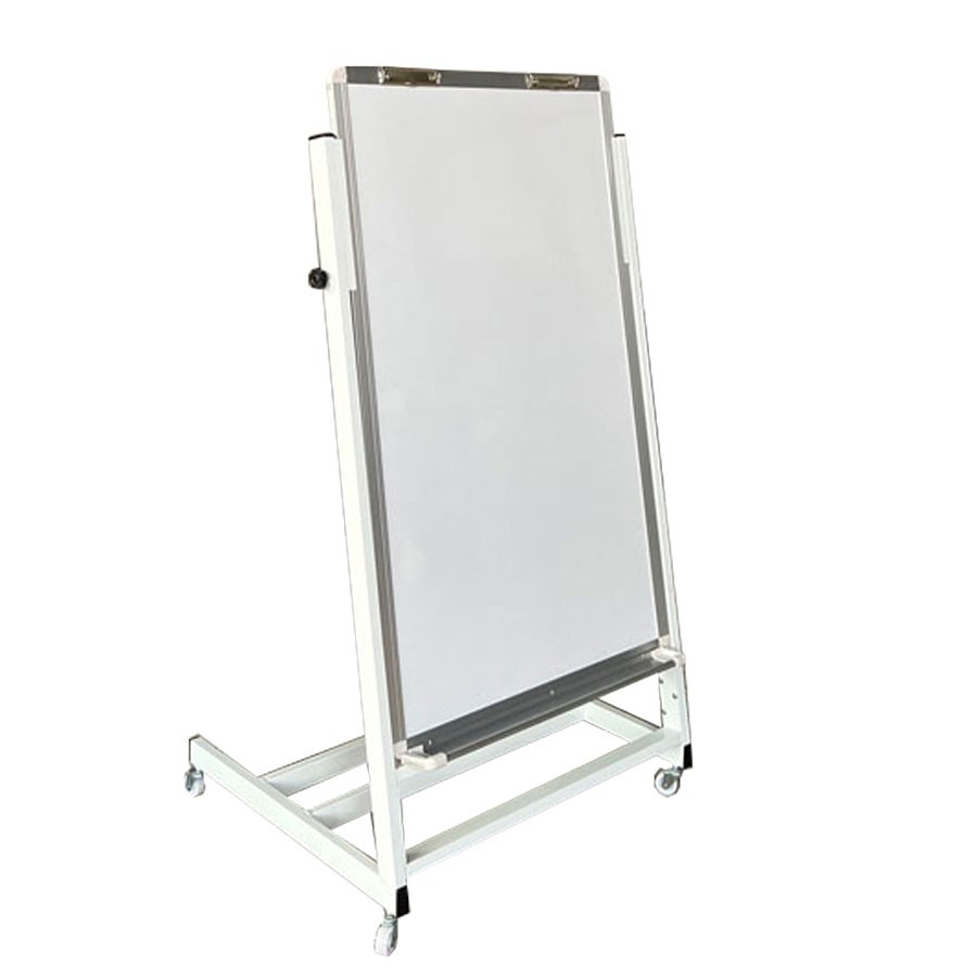 Bảng Flipchart F4 - Mặt bảng trắng polytaiwan viết bút lông KT 60x100cm