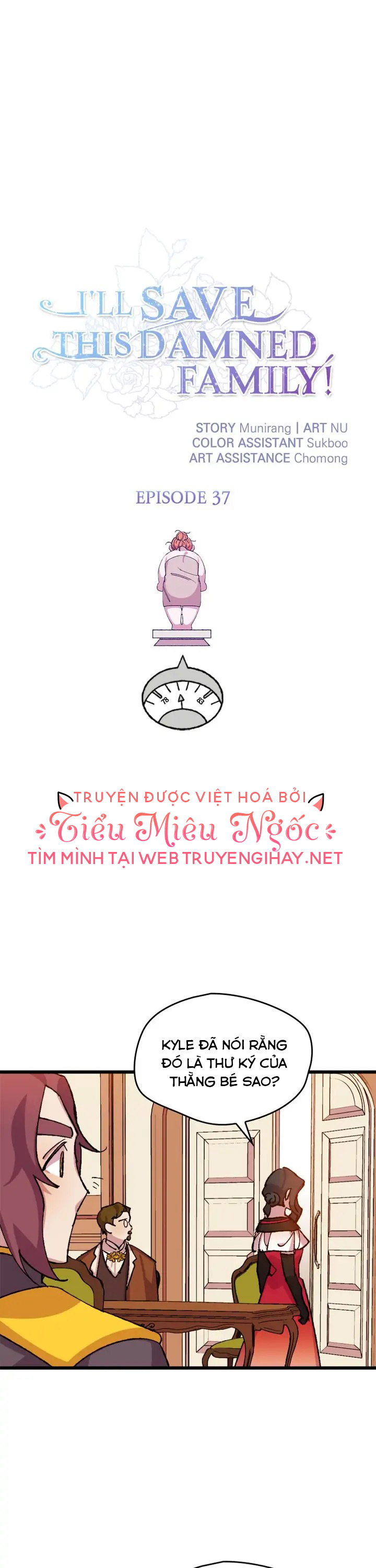 tôi sẽ cứu lấy gia tộc sắp sụp đổ chapter 37 3