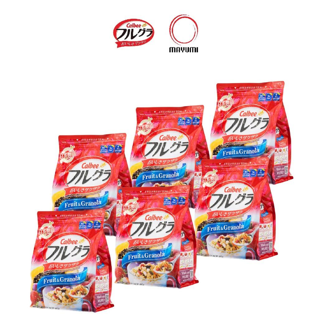 Ngũ cốc trái cây Calbee 482gram Nhật Bản