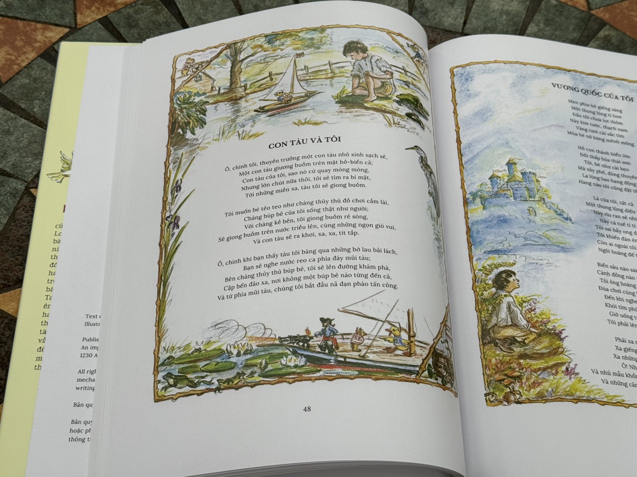 VƯỜN THƠ CỦA MỘT ĐỨA TRẺ - Robert Louis Stevenson - Nhã Thuyên dịch - Nhà xuất Hà Nội.
