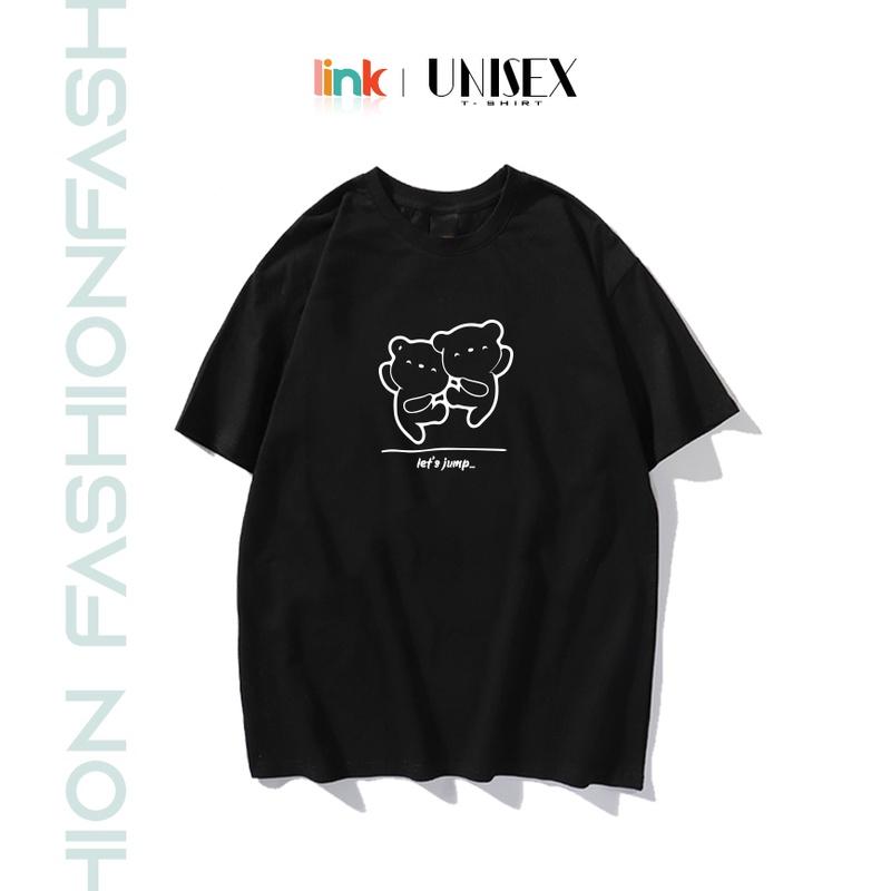 Áo nữ GẤU ĐÔI XINH dáng rộng unisex