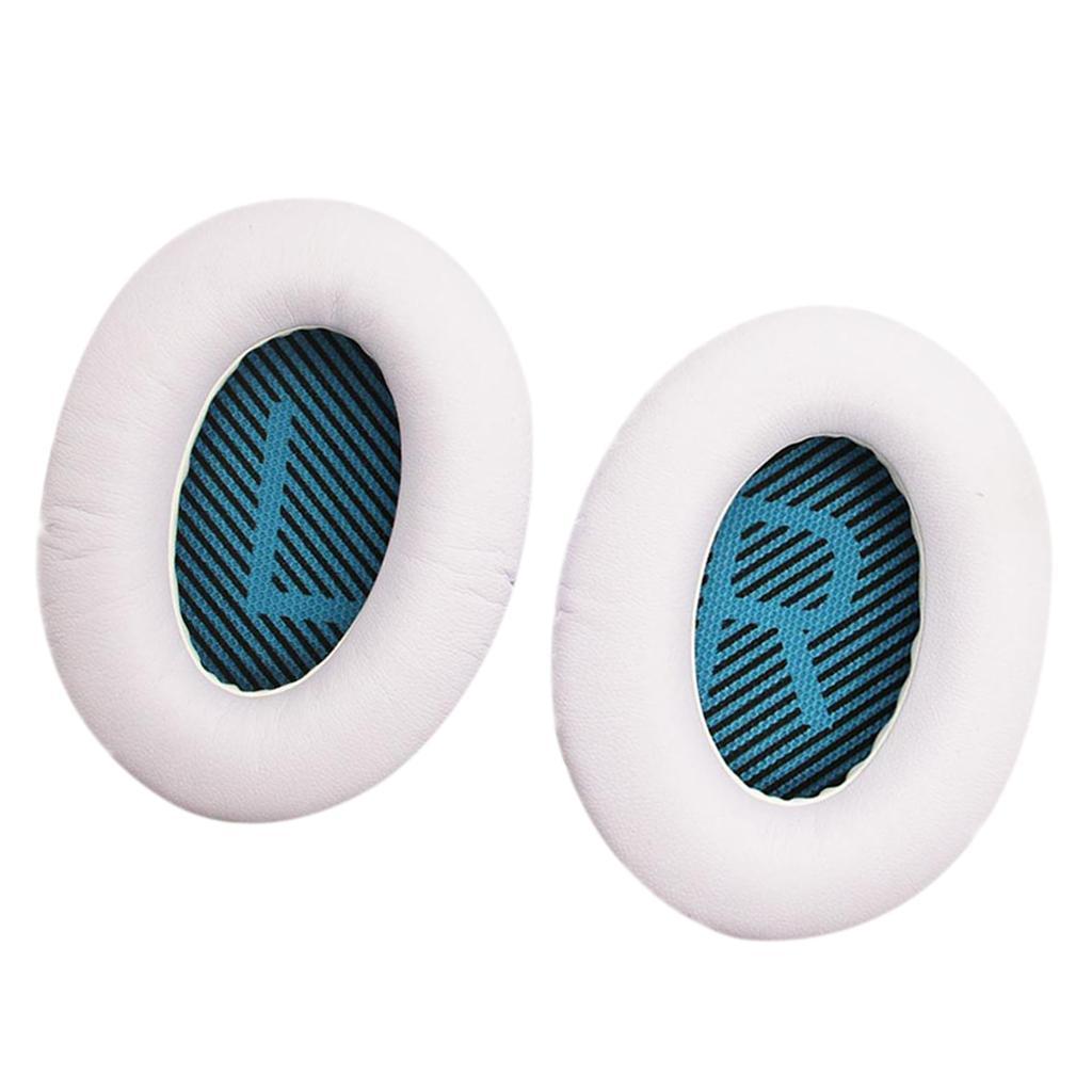 White Replacement Ear Pads Cushions for QC15 QC25 QC35 Ae2 Ae2w Headphones