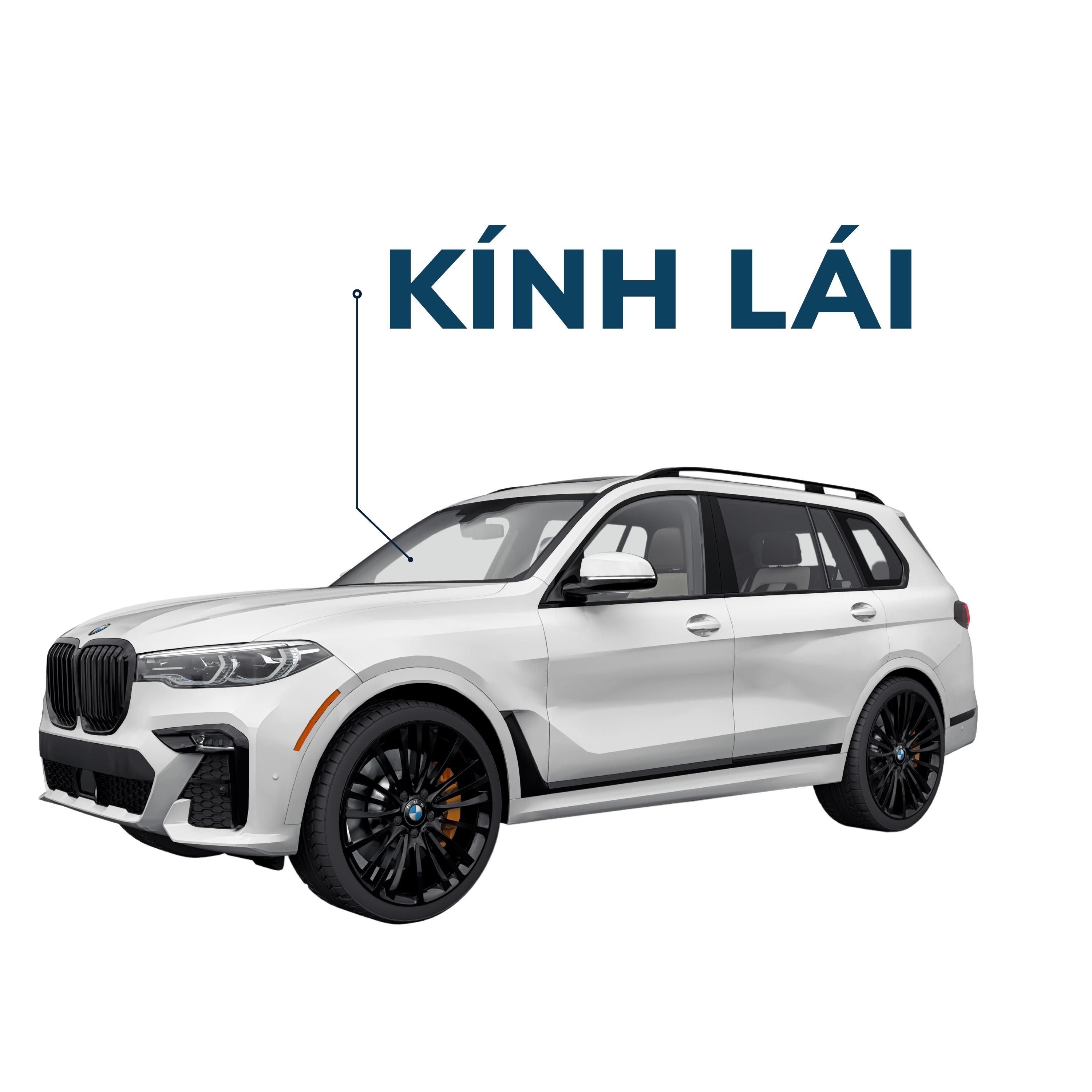 Phim cách nhiệt kính lái ô tô chống nắng nóng, giảm chói, tầm nhìn sáng rõ NanoX