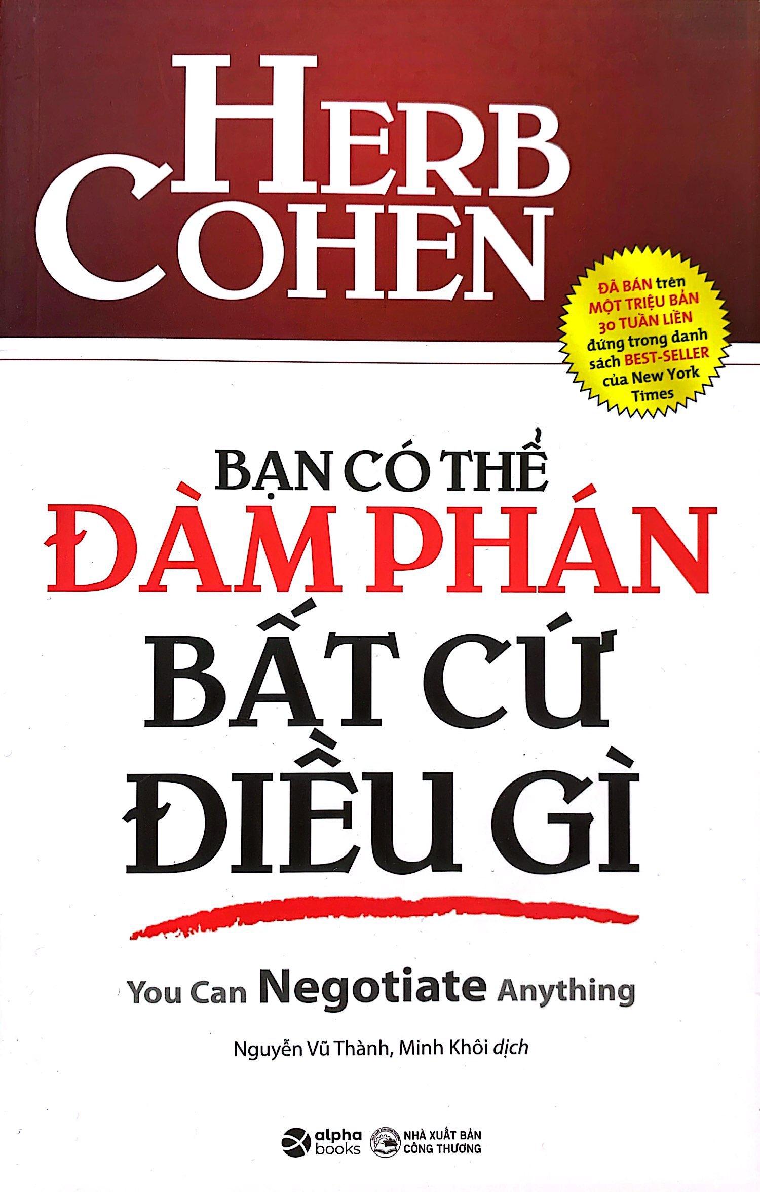 Bạn Có Thể Đàm Phán Bất Cứ Điều Gì