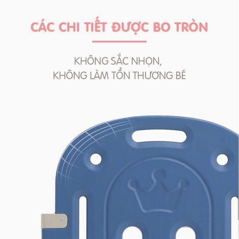 Quây nhựa cao cấp 1m86x2m16 ( Kèm thảm + bóng)