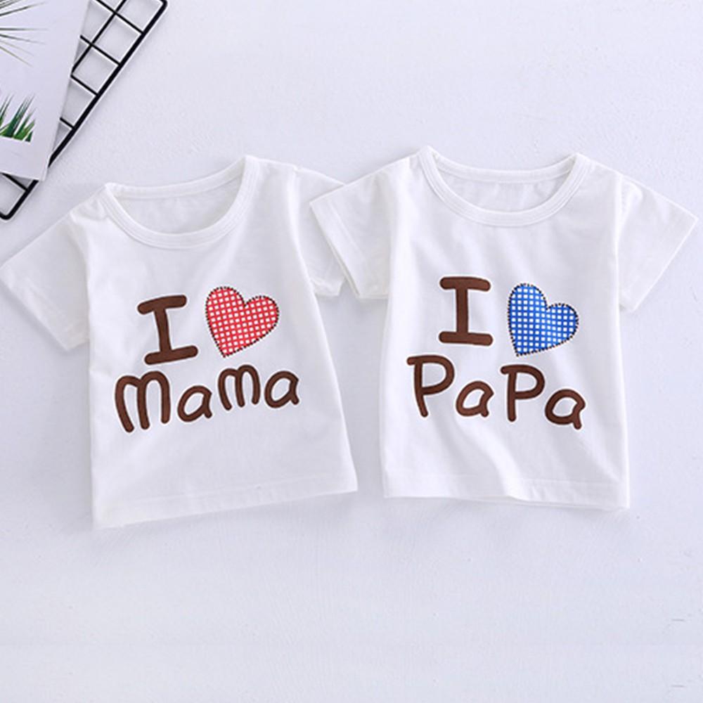 ÁO THUN BÉ TRAI BÉ GÁI ILOVEPAPA