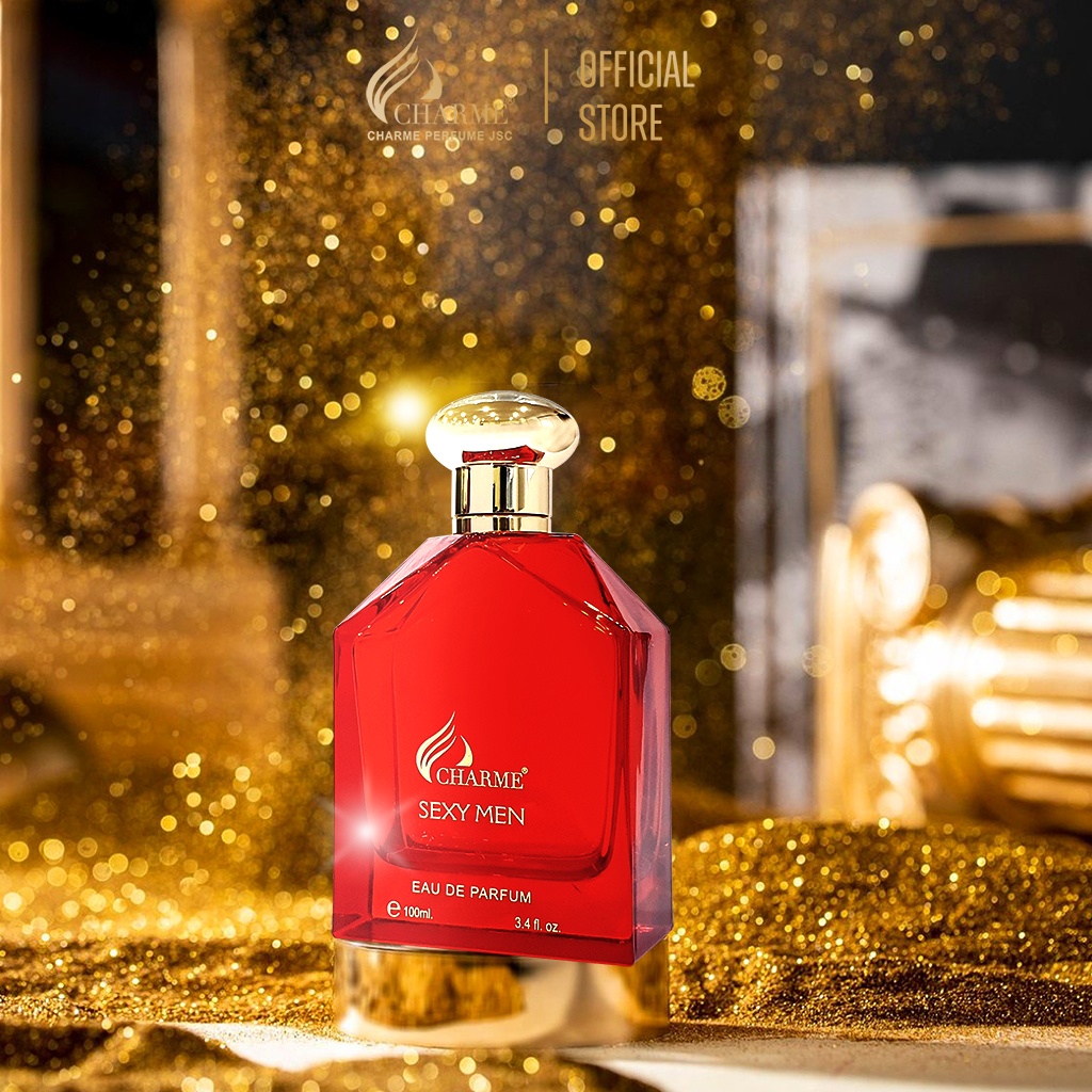 Nước hoa nam quyến rũ, Charme Sexy Men, dòng nước hoa lưu hương lâu, nam tính dành cho quý ông, 100ml