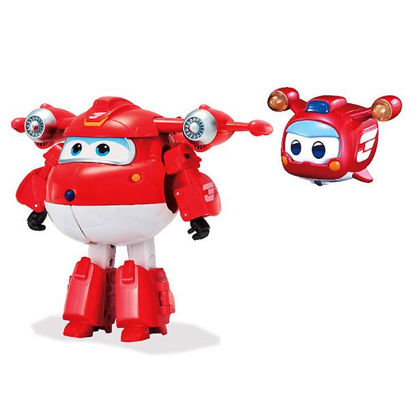 Đồ Chơi Robot Biến Hình Cỡ Lớn Jett Và Thú Cưng Siêu Cấp Jett - Super Wings YW750421