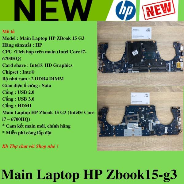 Main Laptop HP ZBook 15 G3 / SR2FQ (Intel Core i7-6700HQ) / LA-C381P