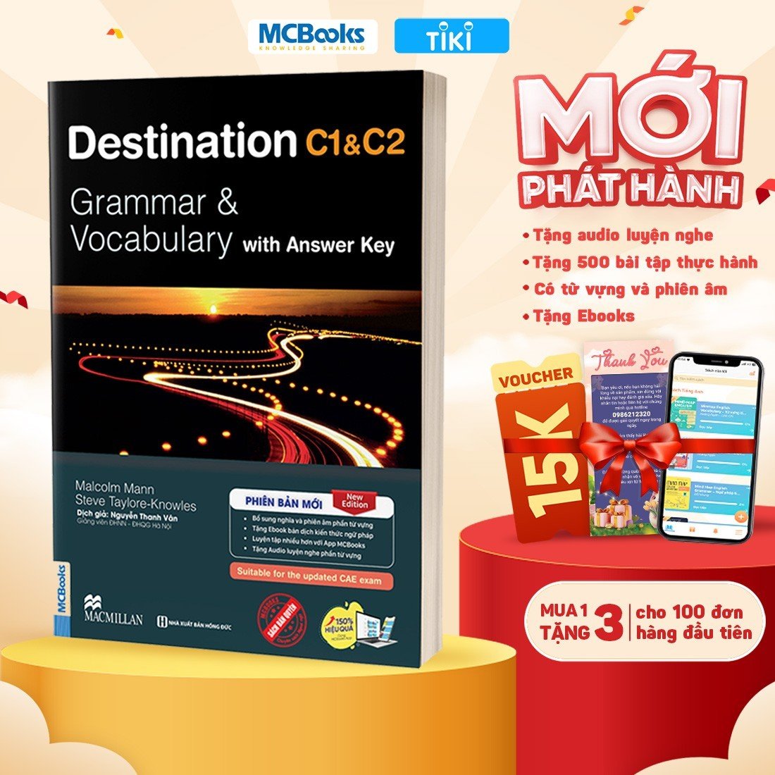 Destination C1&amp;C2 Grammar and Vocabulary (Kèm Đáp Án) Tặng Audio và bài tập thực hành MCBooks