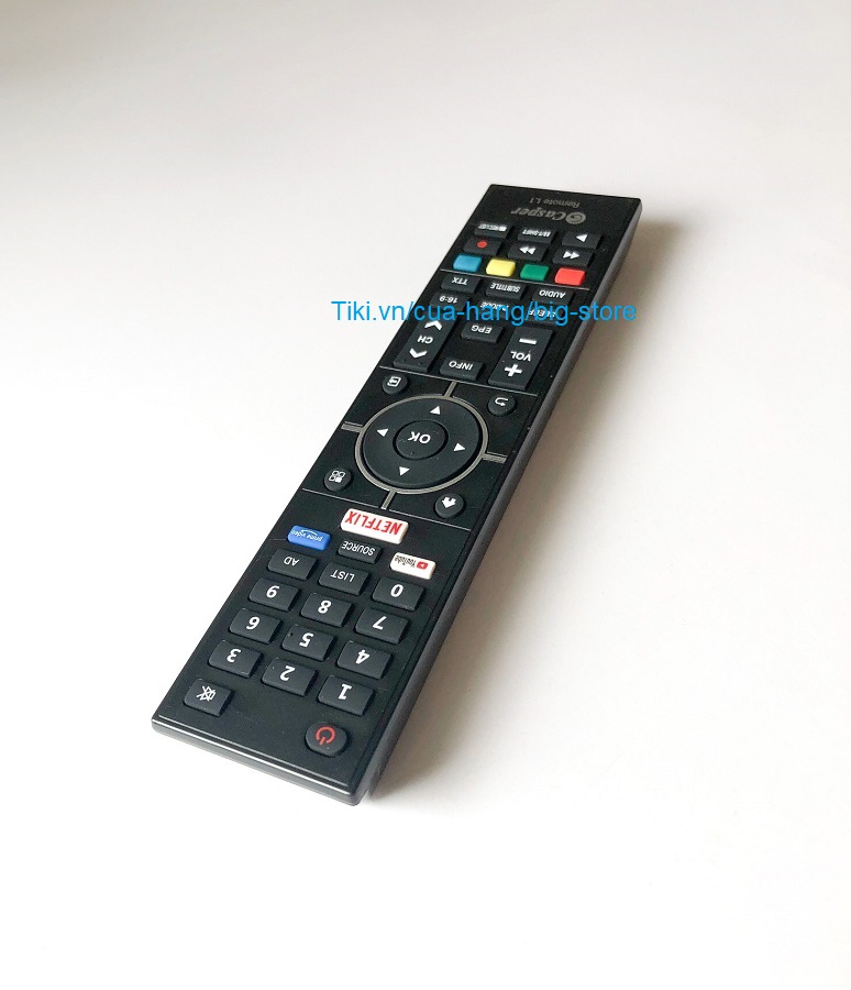 Remote Điều Khiển Dành Cho Casper Tivi Internet Smart TV Netflix Youtube Kèm Pin