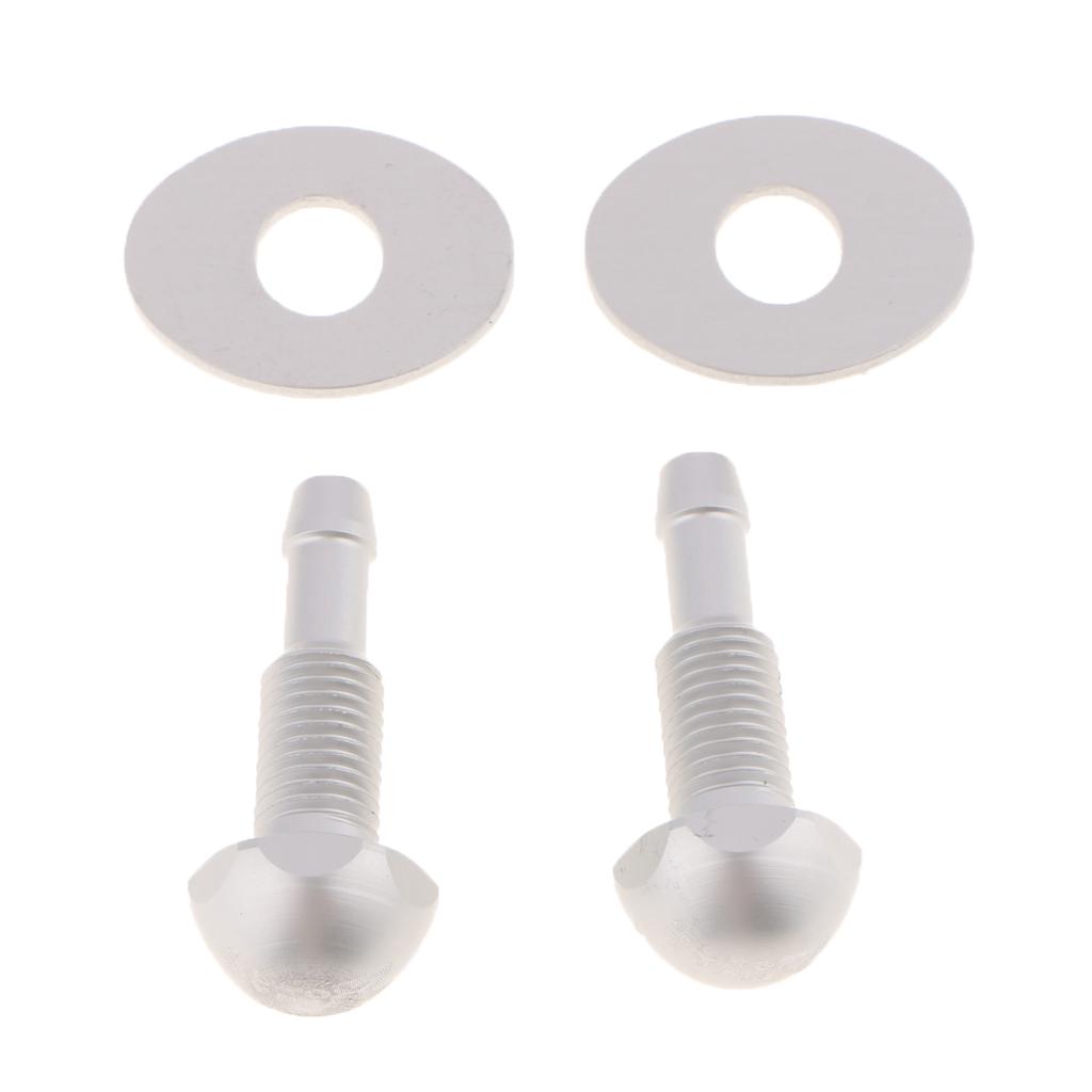 Car Vehicle Windshield Spray Nozzle On Front Hood Wiper Washer Spray