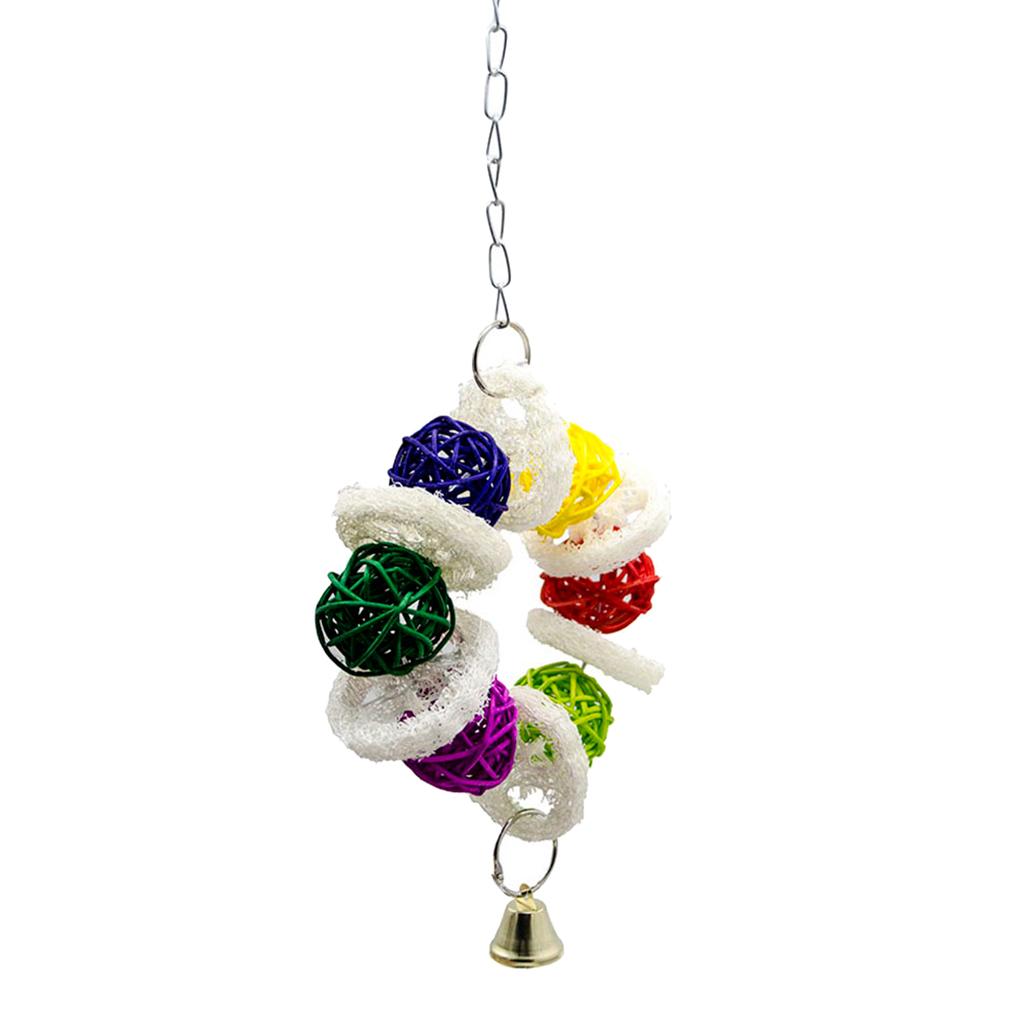 Bird Toy Conure Foraging Hanging Toy for Small Medium Parrots  Type 1