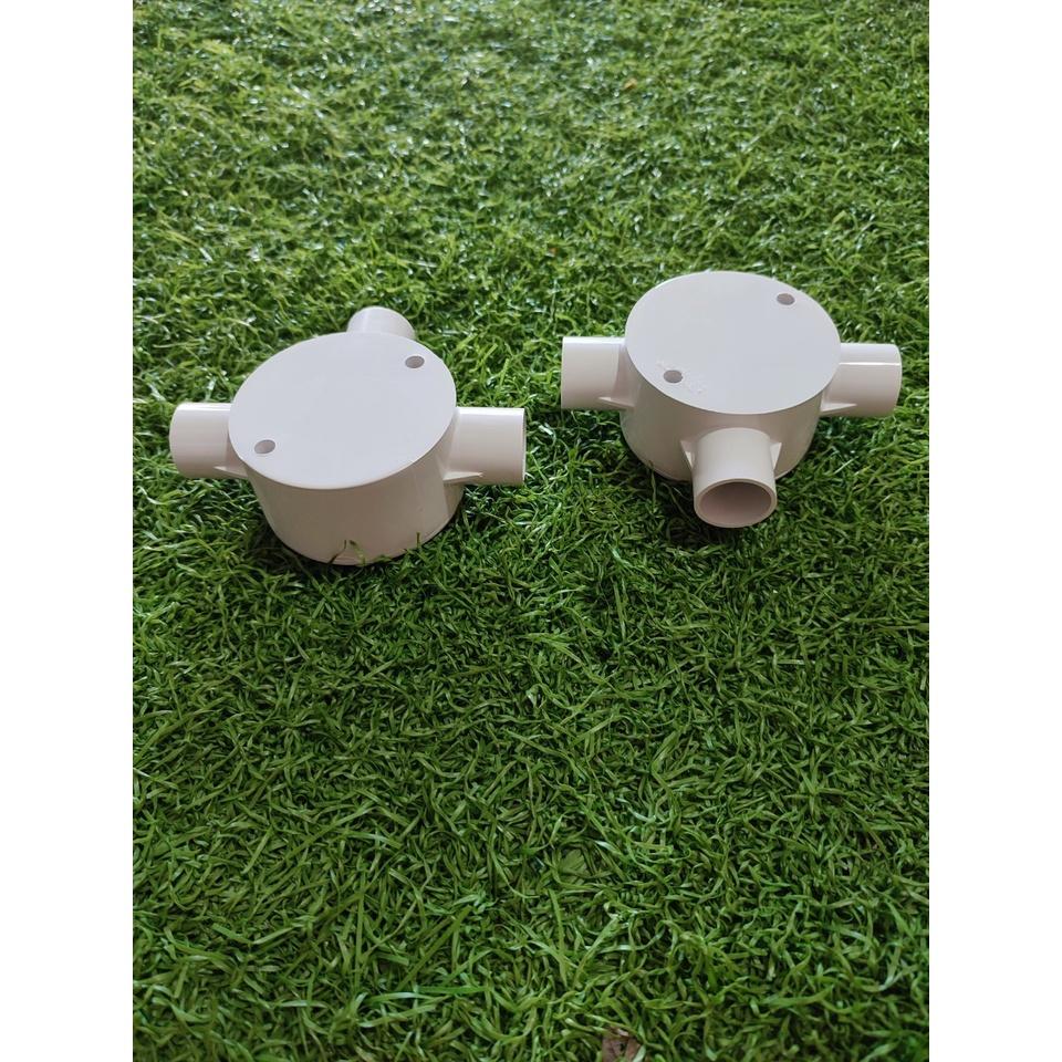 Hộp nối dây điện box tròn chia ngã phi 20.
