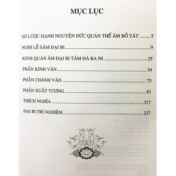 Sách - Kinh Đại Bi Sám Pháp, Đại Bi Tâm Đà Ra Ni - Tổ In Ấn Kinh Phật
