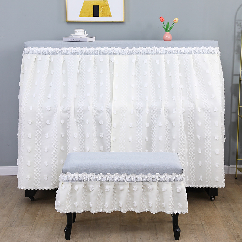 Khăn phủ đàn piano phong cách Hàn quốc hiện đại sang trọng phủ kín toàn bộ đàn chống bụi chống xước - Hàng chính hãng