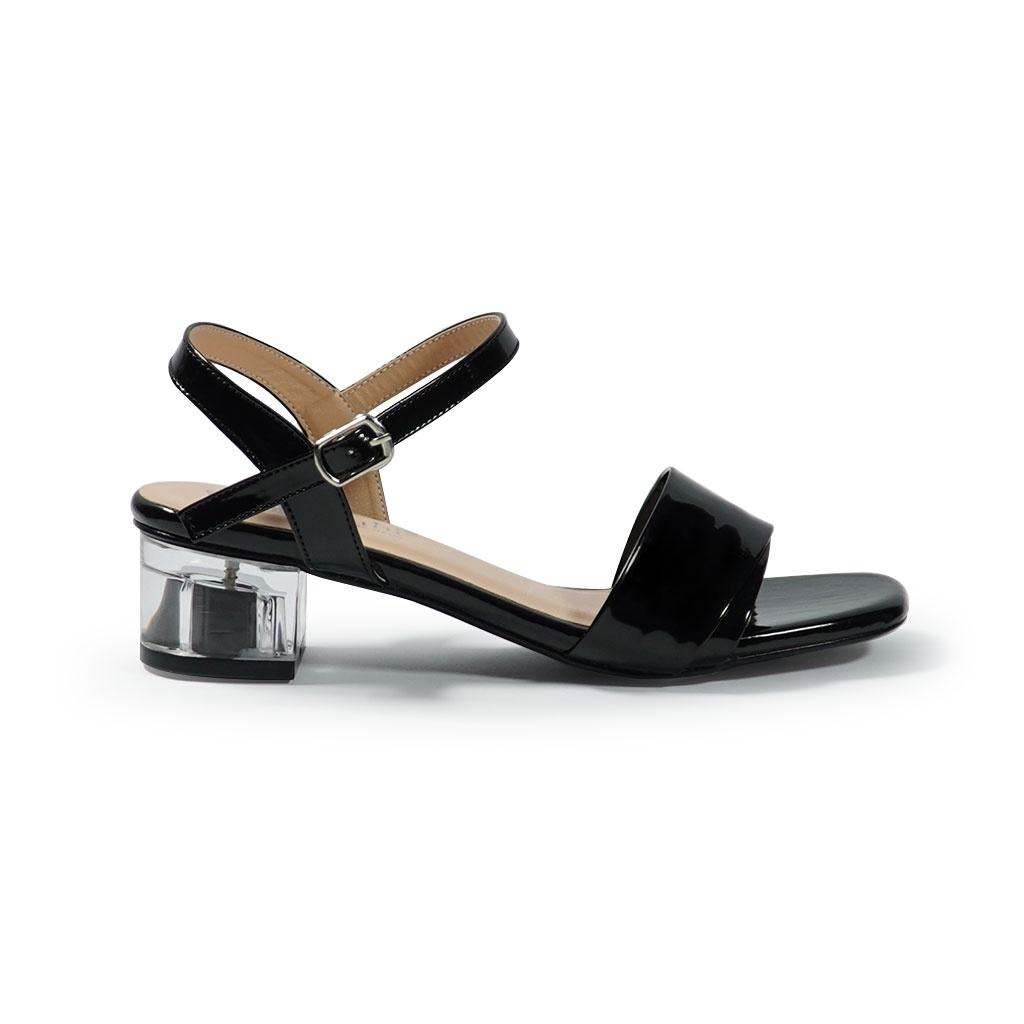 Sandal cao gót nữ quai xếp ly gót 3 cm mã SD3F329