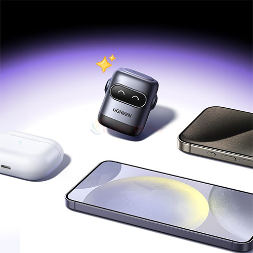 Cốc sạc Ugreen Uno RG GaN 1C Robot Fast Charger 30W X622 - Hàng chính hãng