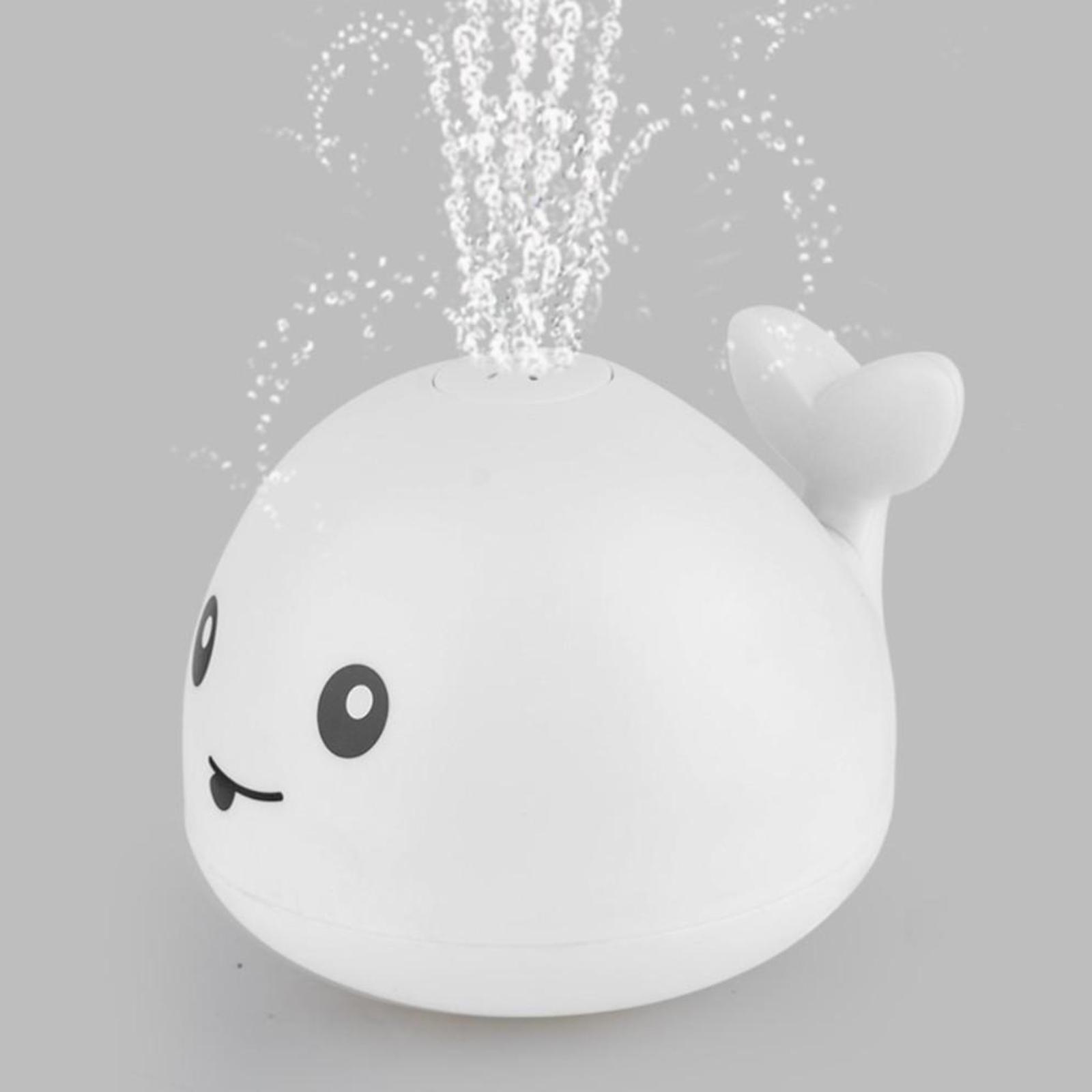 Baby Bath Toys Automatic Electric  Sprinkler Baby Bath Toys White