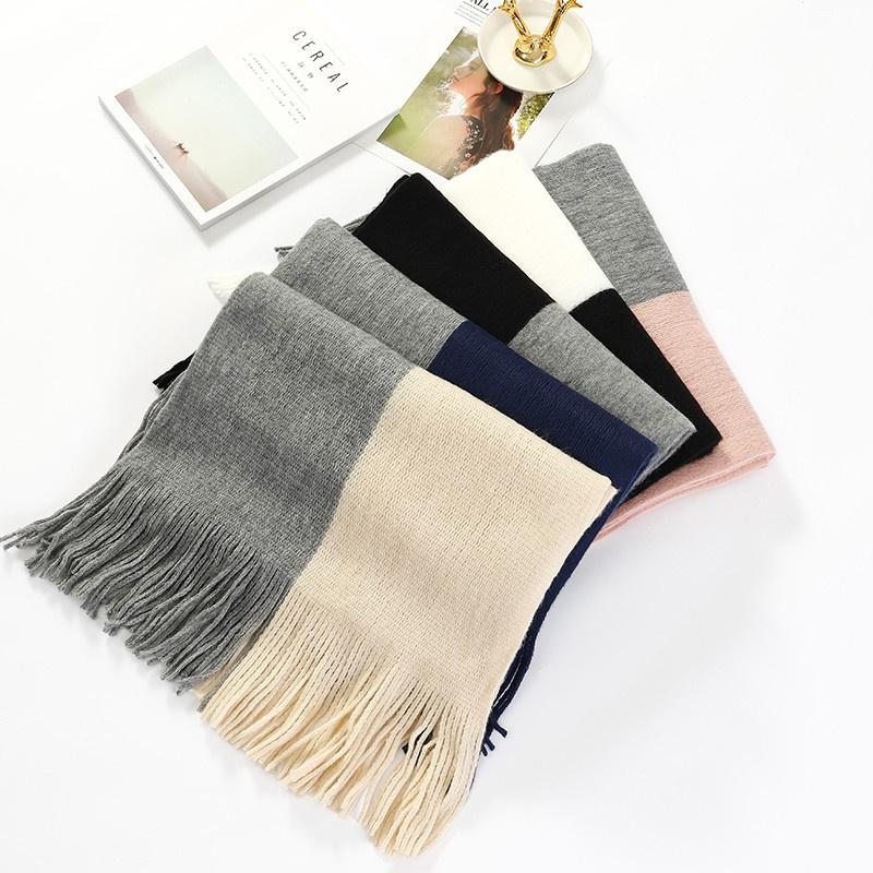 Khăn Chất Len Dạ Cashmere Pha Màu Style Hàn Quốc Dành Cho Cả Nam Và Nữ