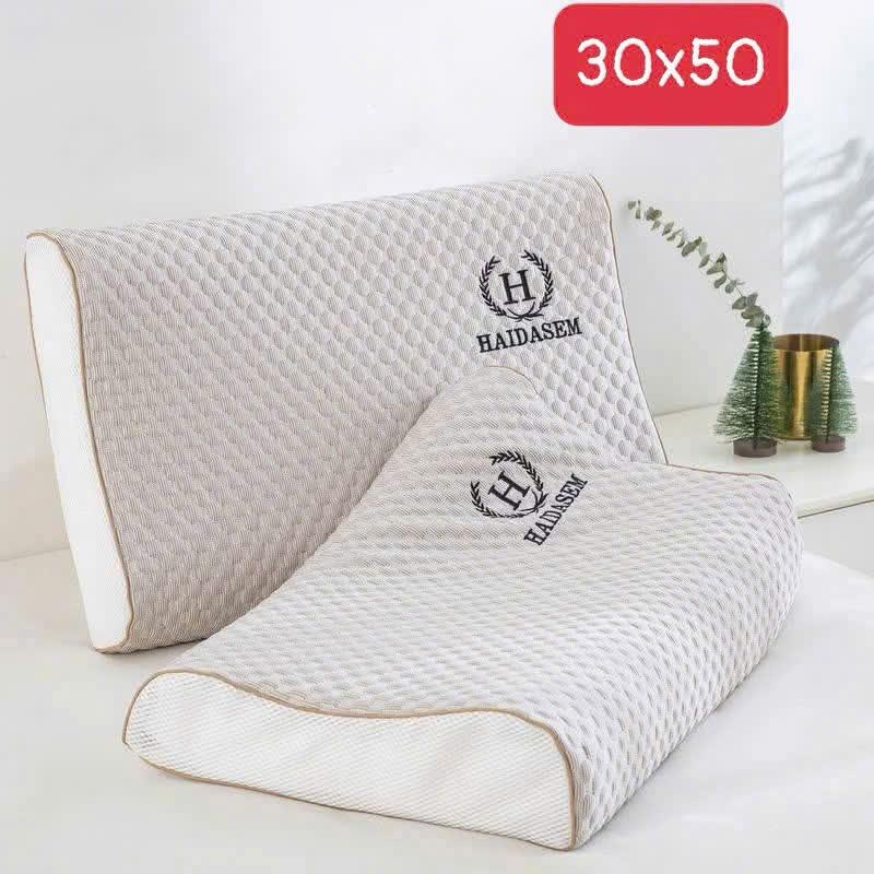 Gối cao su non vỏ mây dành cho người lớn và trẻ em