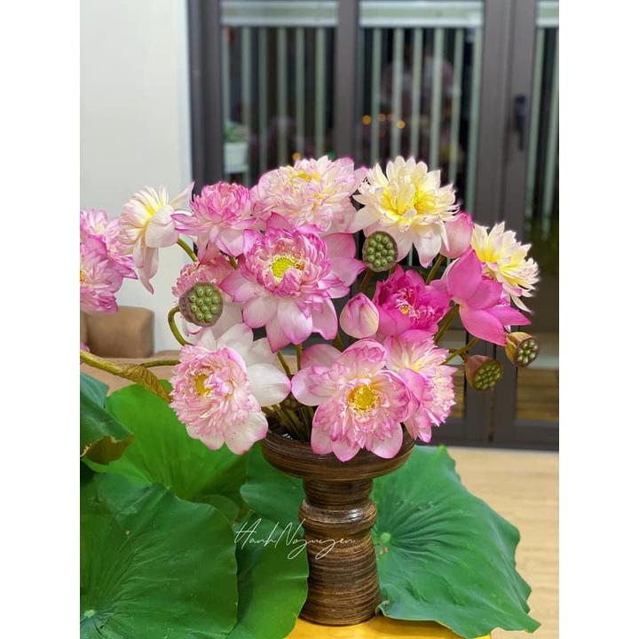 Bình Hoa Lọ Hoa Dáng Mặt Hồ Men Mộc Mẫu Mới Men Mới Gốm Sứ Bát Tràng - Gốm Bích