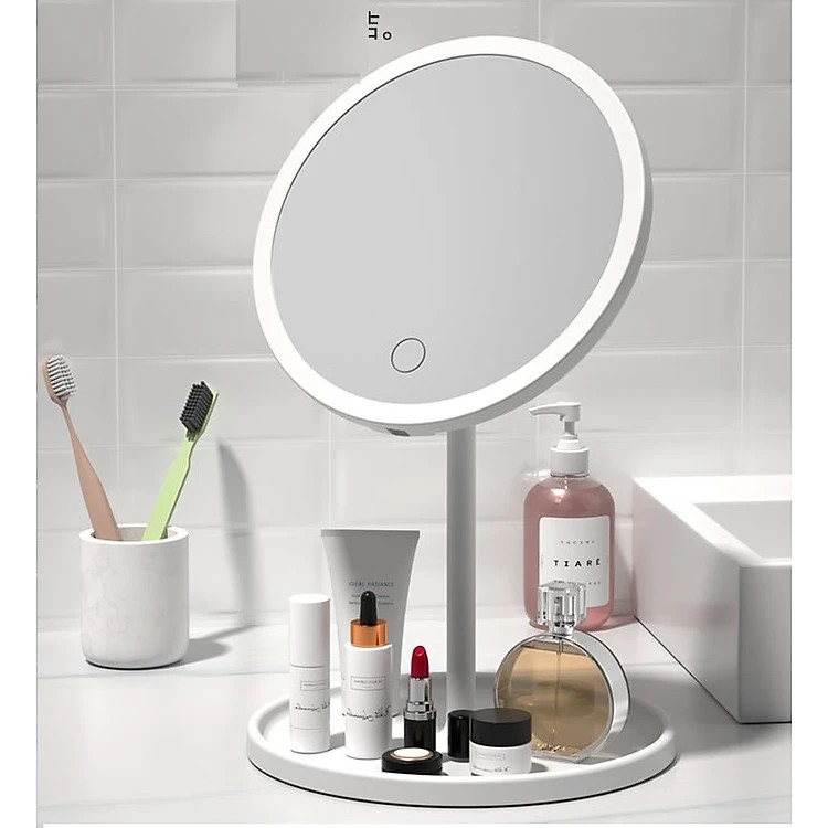 Gương trang điểm để bàn - đèn led Hàng Chính Hãng