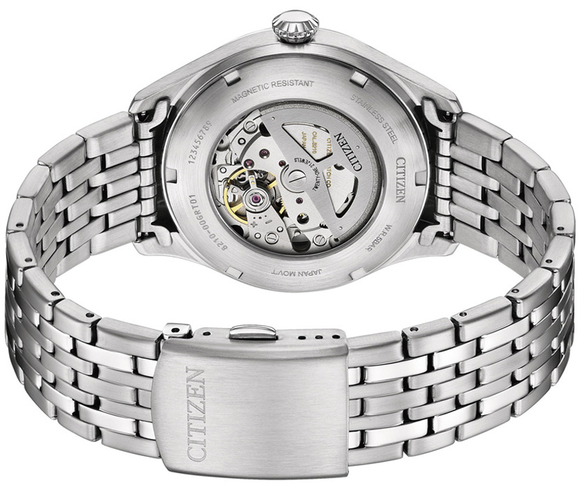 Đồng Hồ Nam Citizen Automatic Dây Kim Loại NJ0240-55L - Mặt Xanh (40mm)