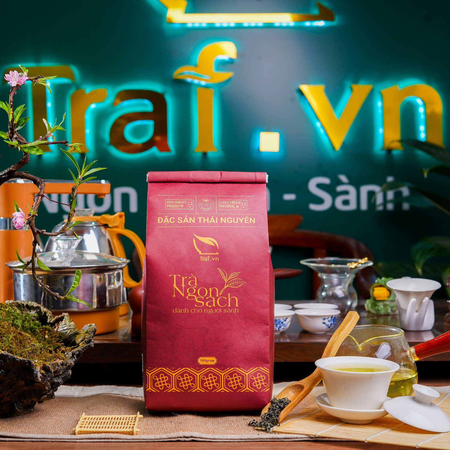 Trà thái nguyên, Trà đinh nõn, Vạn Hỷ Trà 500G