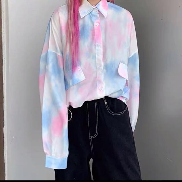 Sơ mi hoạ tiết Unisex