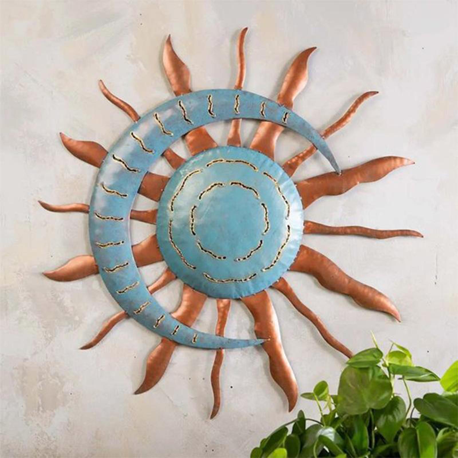Wall Decoration Wall Hanging Statue Metal Crafts Festival Gifts Ornament Sculpture for Farmhouse Dining Room Balcony