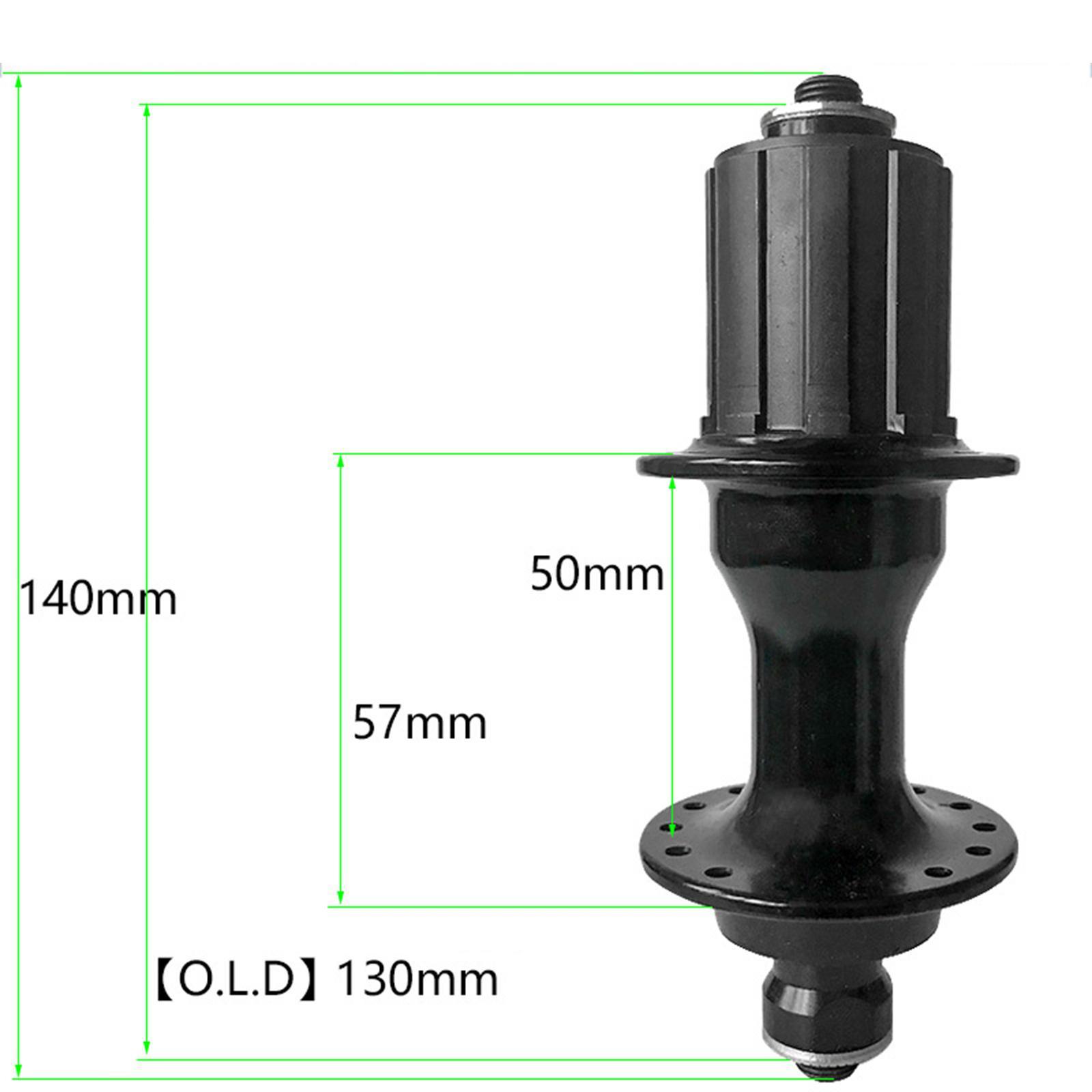 Lightweight Road Bike Rear Hub Quick Release 28 Holes 7-10 Speeds 130mm