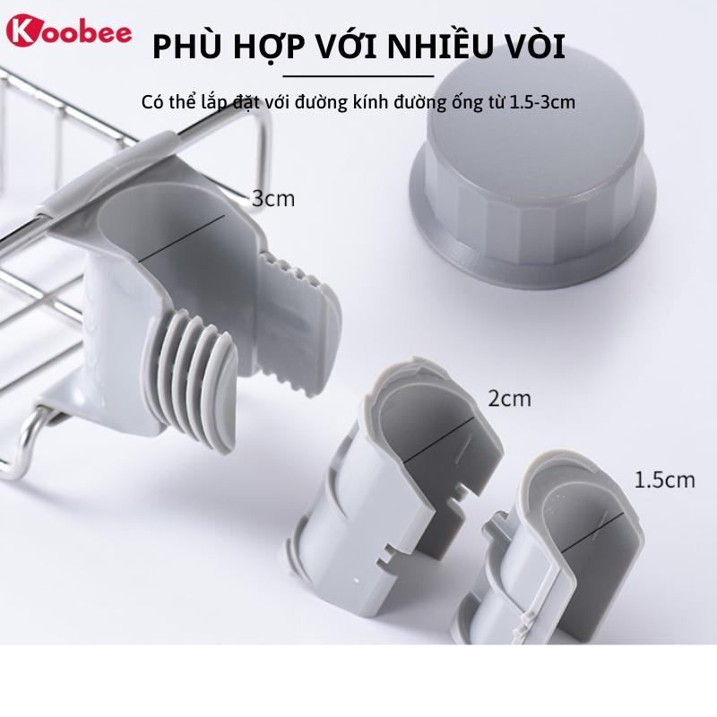 Kệ Giá Treo Vòi Đựng Đồ Có Móc Treo Tiện Dụng KOOBEE