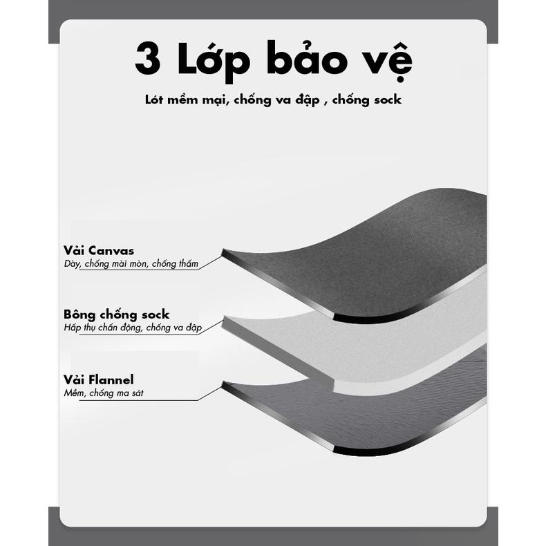 Túi chống sock Laptop, macbook, chống va đập, chống thấm nước. Túi đựng laptop BUBM cao cấp.