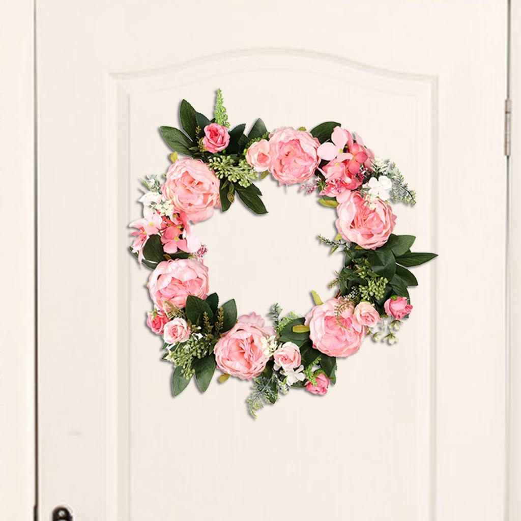 Artificial  Garland Front  Hanging Wreath