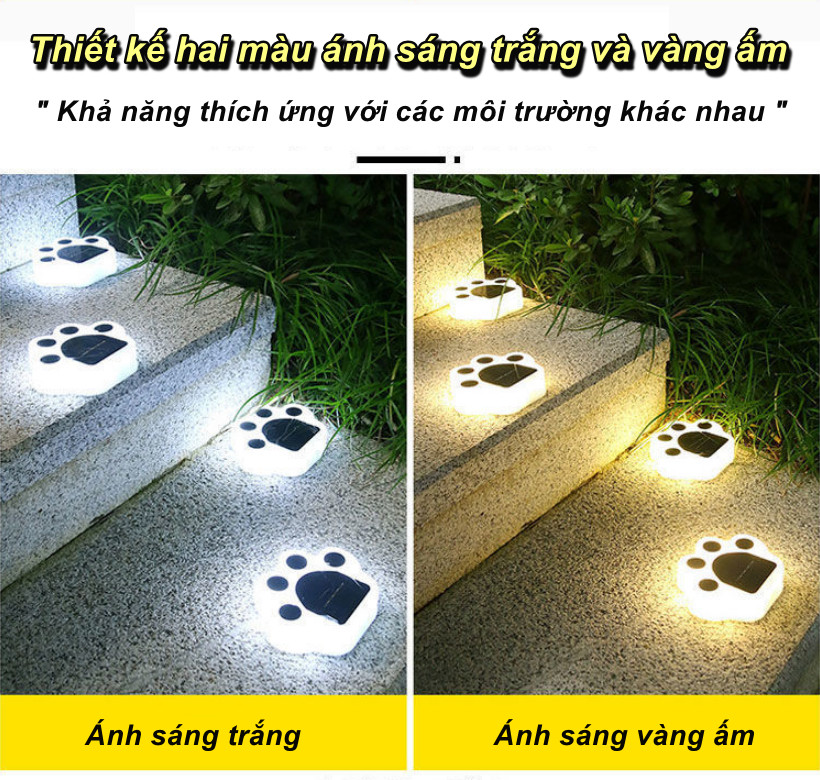 Bộ 4 Đèn LED Chân Gấu Sân Vườn BearFoot-Luz Solar - Home and Garden