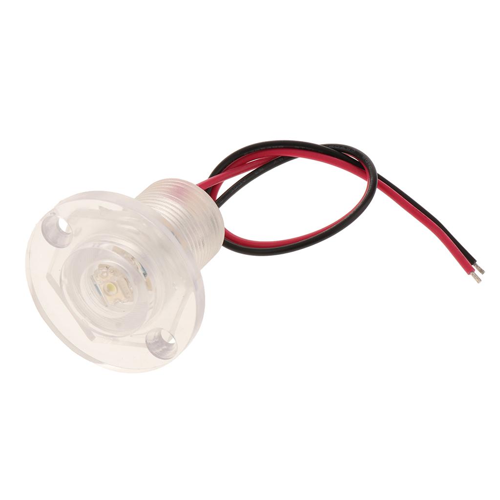 Outdoor Path Garden Stair LED Deck Step Lights Mini Round Led Boat Lights