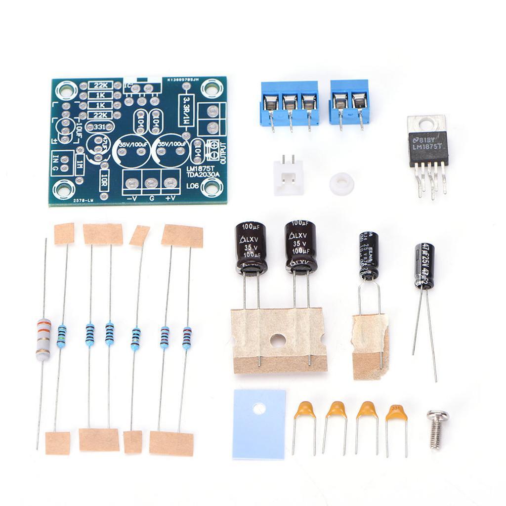 2-4pack LM1875T Mono Channel Stereo Audio HIFI Amplifier Board Module DIY Kit