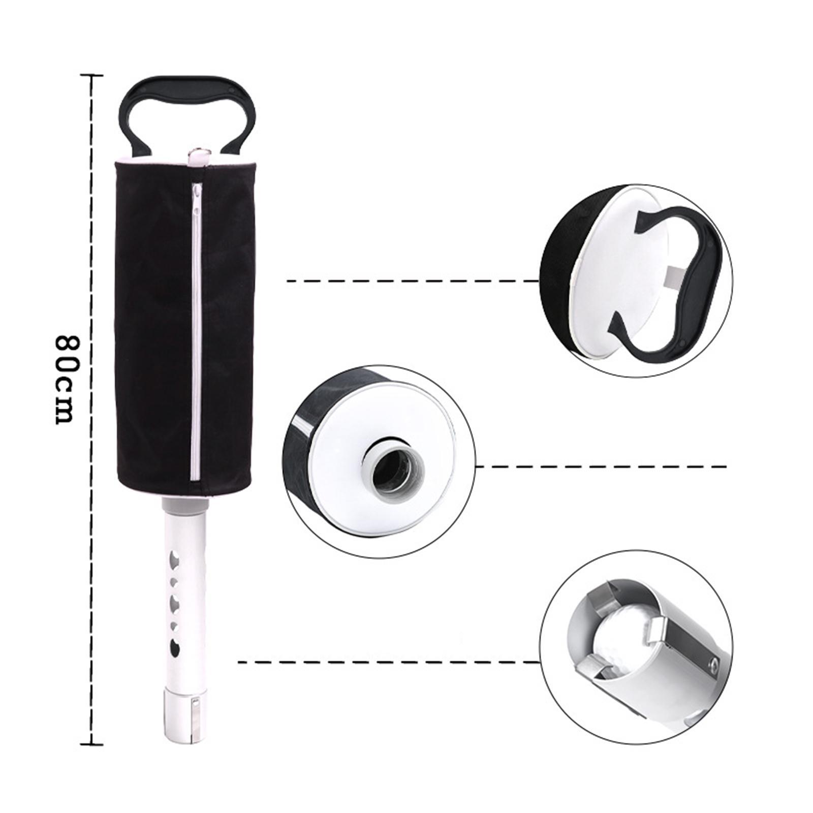 Golf Ball Retriever Ball Pick up Balls Grabber Portable Golf Ball Collector Golf Ball Bag for Driving Range,Unisex,Practice