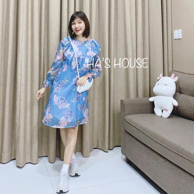 Đầm hoa voan tơ xinh xắn