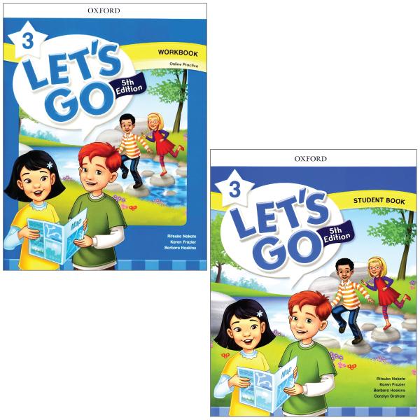 Combo Let's Go Level 3: Student Book + Workbook with Online Practice - 5th Edition (Bộ 2 Cuốn)