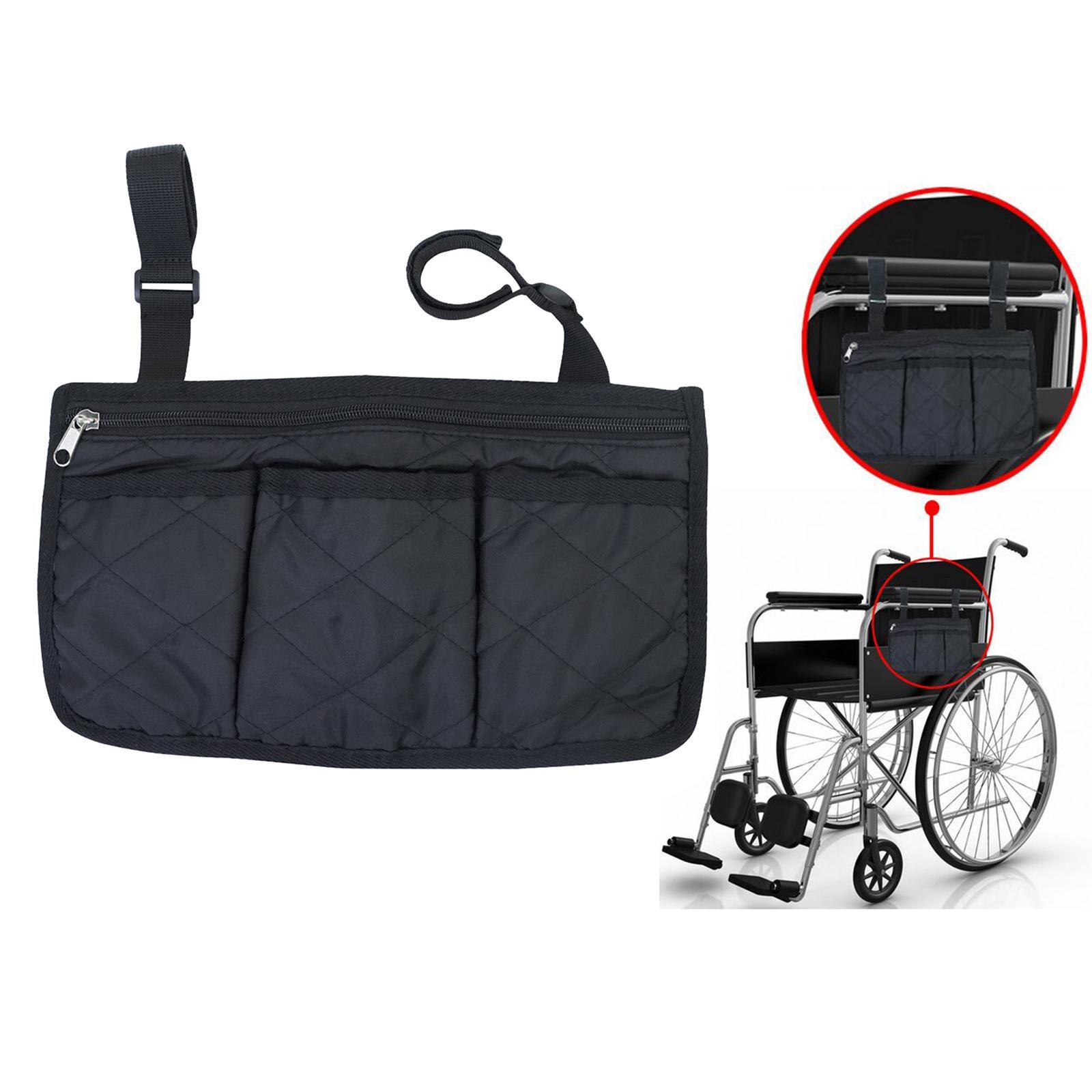 2Pcs Universal Wheelchair   Storage Organizer  Holder
