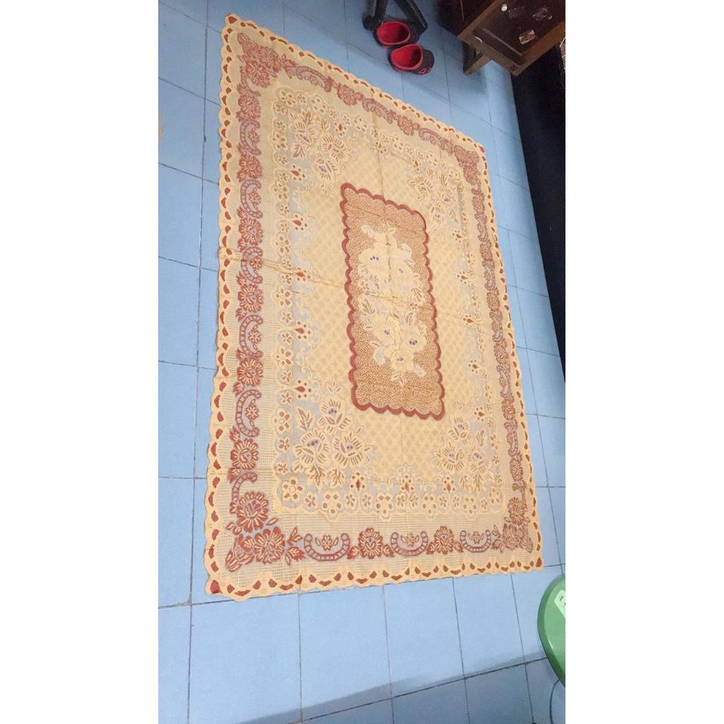 Khăn trải bàn Ren Hoa 140x200cm - HÀNG ĐẸP