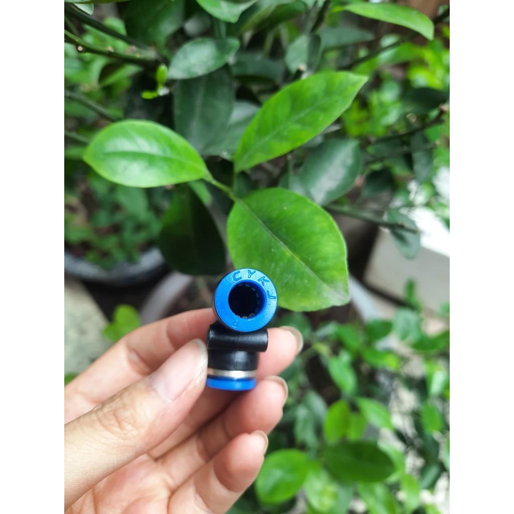 Cut nối góc nối ống phun sương 8mm cho hệ thống phun sương