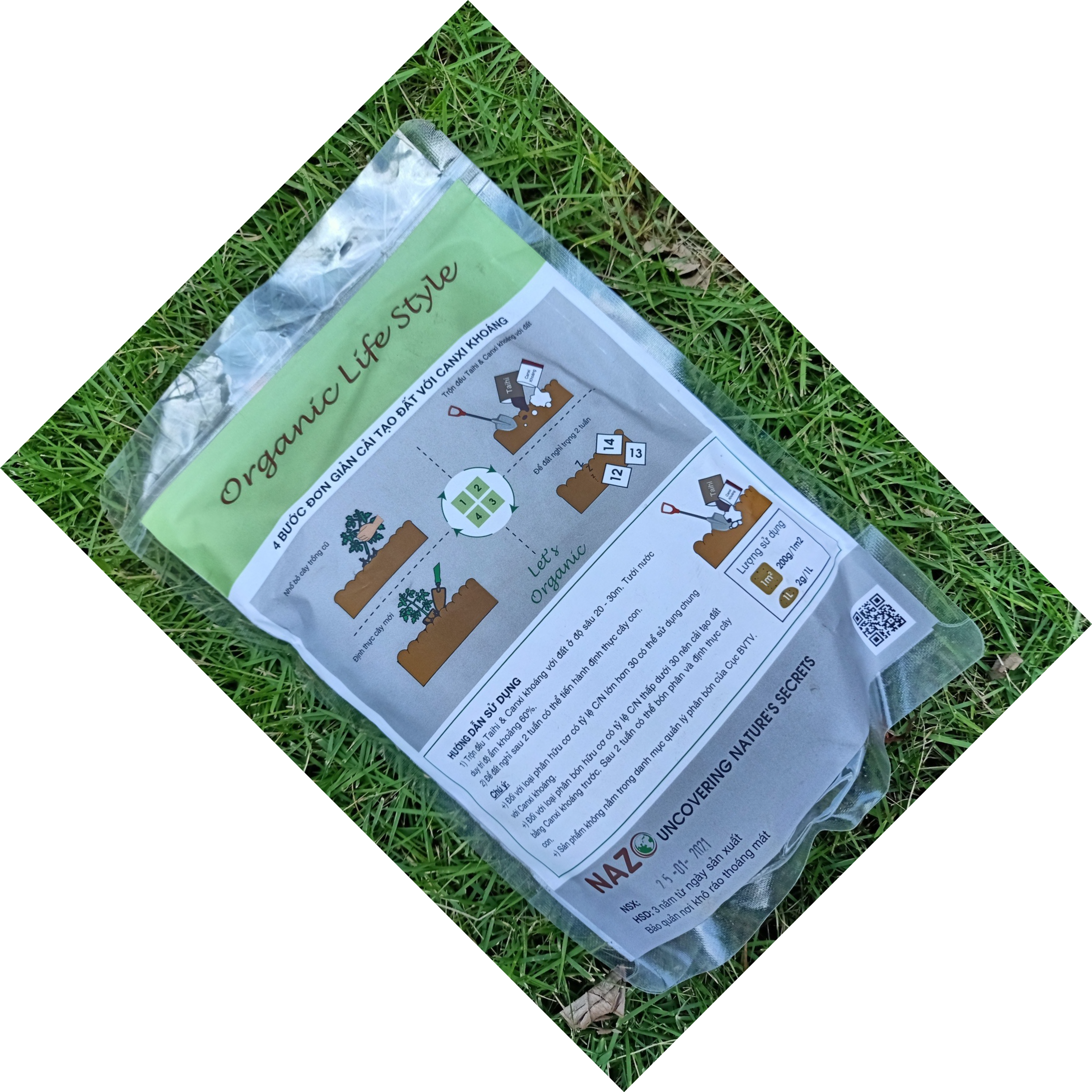 Canxi khoáng cải tạo pH đất