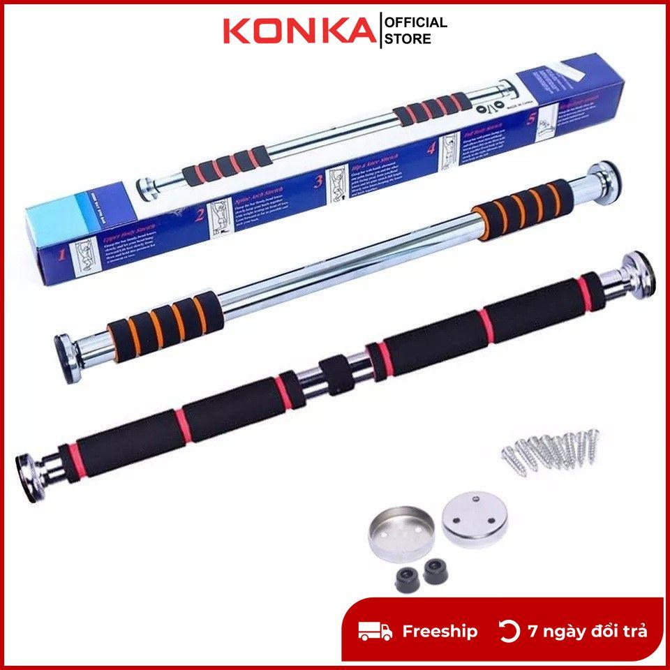 Xà đơn treo tường gắn cửa nhiều cỡ từ 60-130cm phù hợp tập gym tại nhà tăng cơ bắp XD013