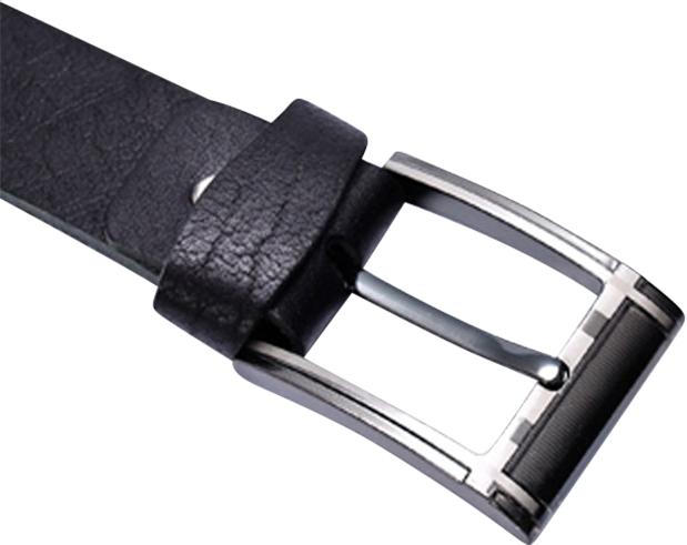 Thắt Lưng Nam Da Bò 1 Lớp Huy Hoàng HT4105 - Đen